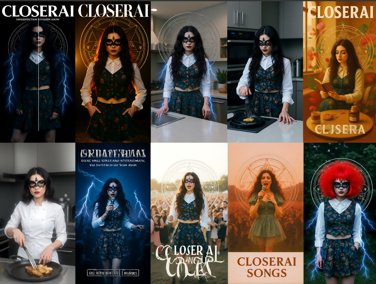 【closerAI ComfyUI】追求极致！深度融合玩转kontext预设系统！随机是创意，精准控制是才内容生产力工具！