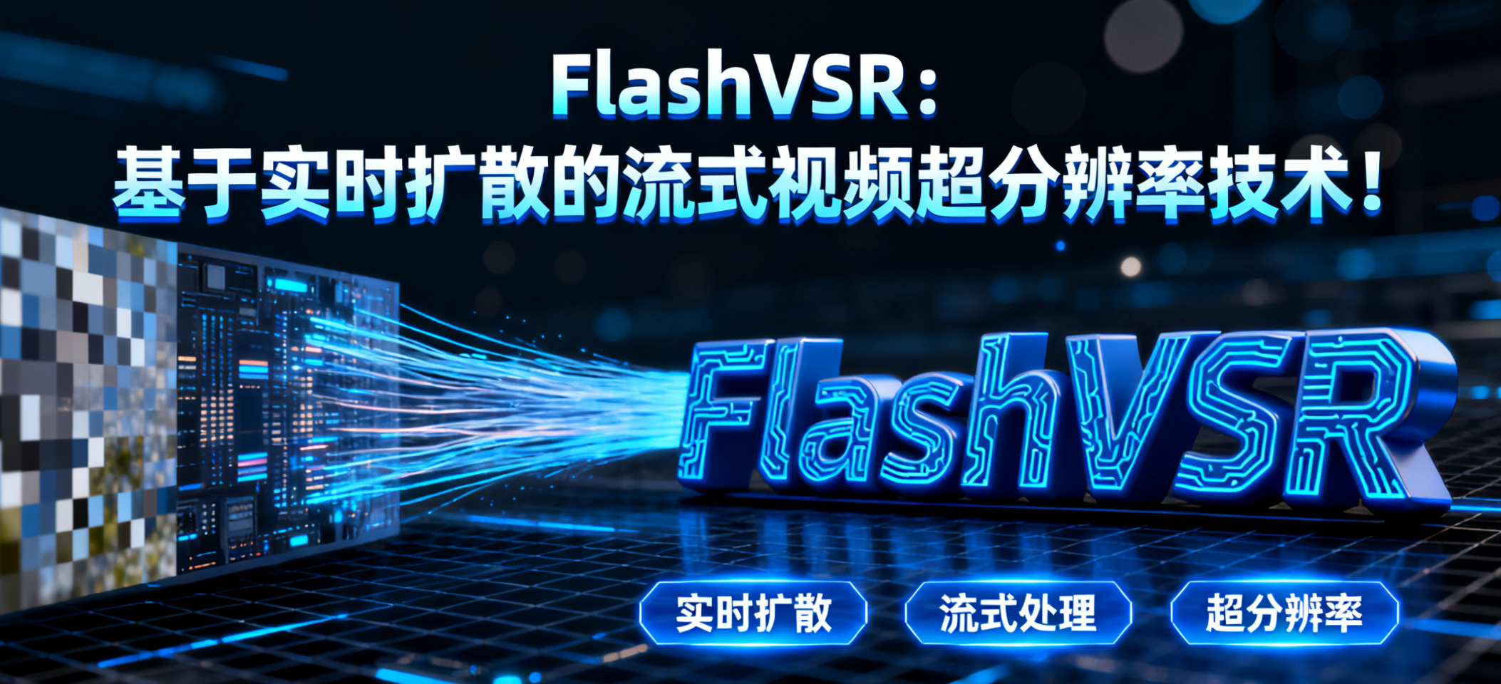 【closerAI ComfyUI】视频高清化！生成速度快！FlashVSR：基于实时扩散的流式视频超分辨率技术！ AI短剧制作开源生态逐渐完善！为开花作准备！